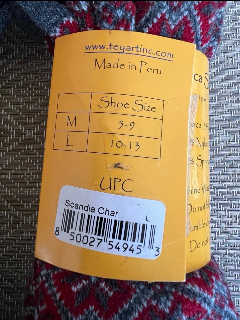 Alpaca Arte Socks - Picture 6 of 8